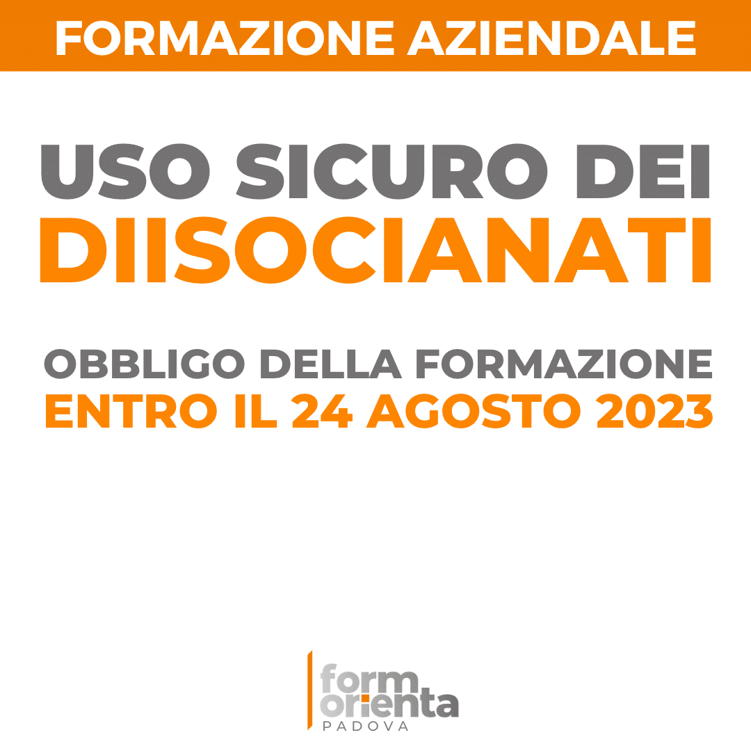 Featured image for “Diisocianati, scatta l’obbligo della formazione”