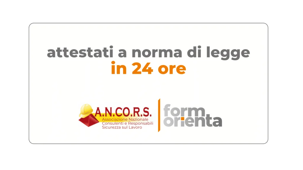 Formorienta formazione sicurezza sul lavoro consulenza aziendale