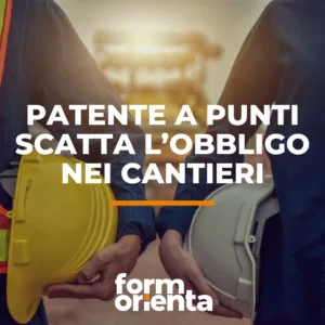 PATENTE A PUNTI SCATTA L'OBBLIGO NEI CANTIERI PADOVA