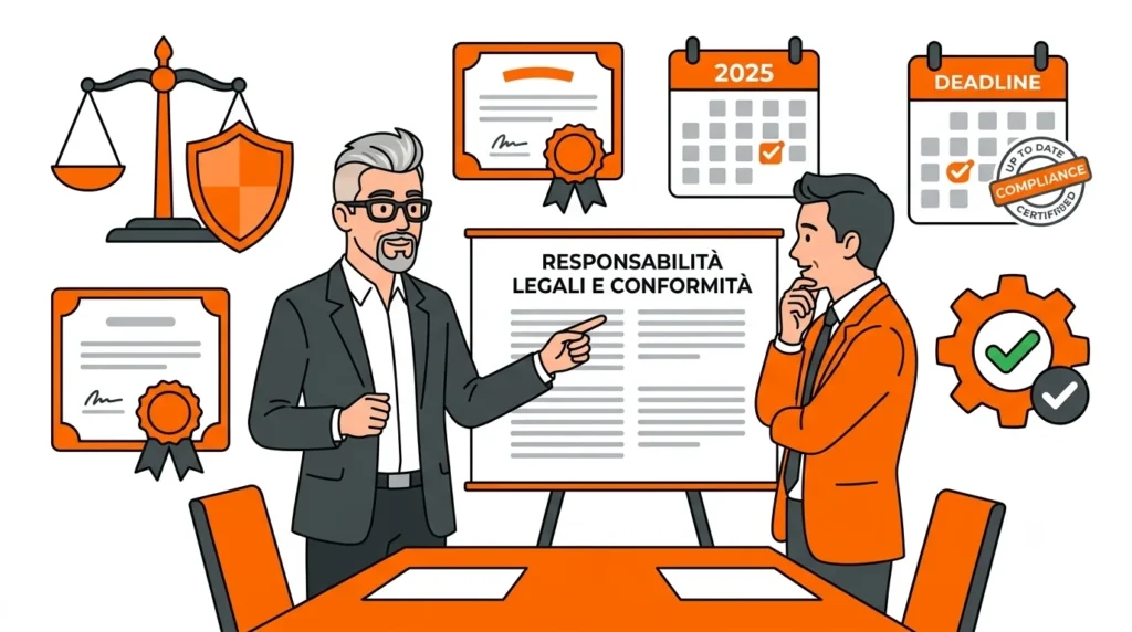 Consulente illustra gli obblighi del datore di lavoro in materia di sicurezza secondo il d.lgs. 81/2008 e l'accordo stato regioni.