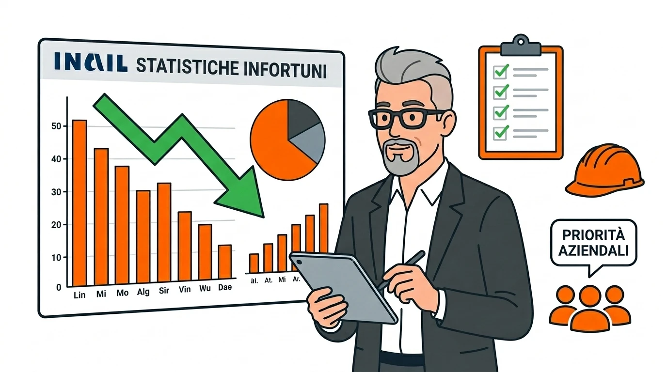 Featured image for “Infortuni sul lavoro 2025 dati INAIL e priorità per le aziende”