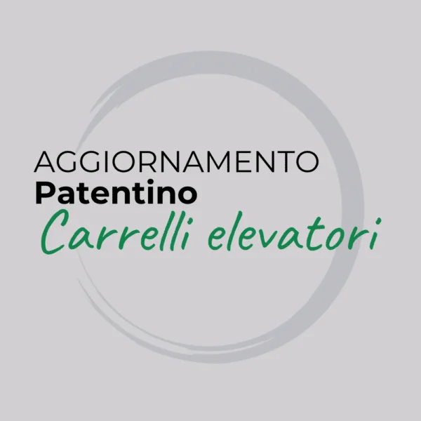 Aggiornamento per addetti alla conduzione di carrelli elevatori semoventi con conducente a bordo