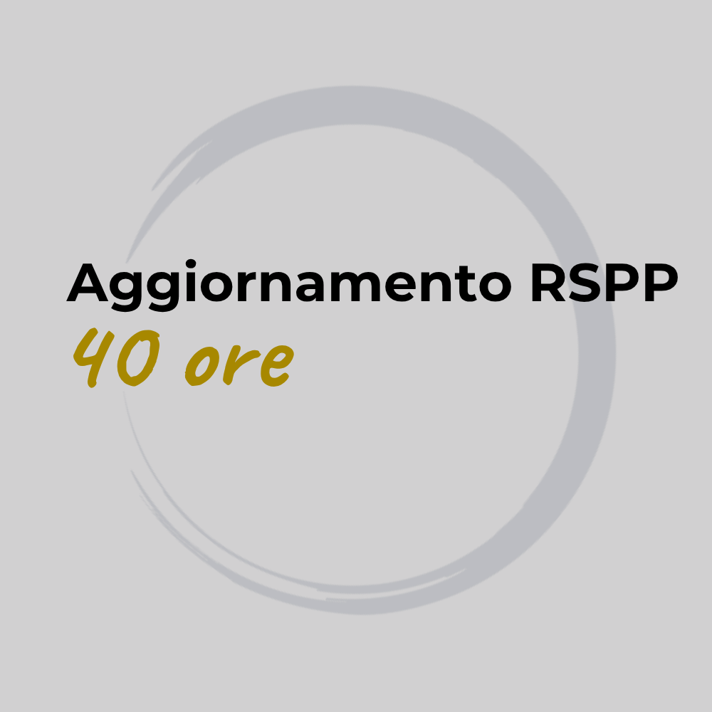 Aggiornamento RSPP 40 ore Online E-learning