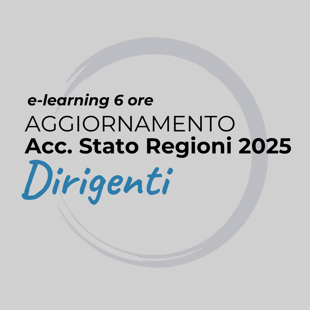 Aggiornamento dirigenti sicurezza e-learning