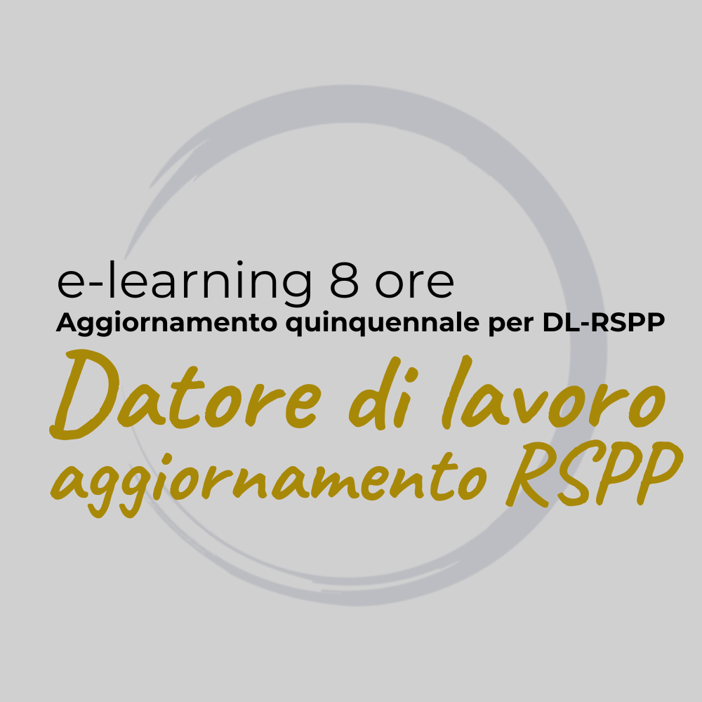 Corso di aggiornamento per datore di lavoro RSPP 8 ore Nuovo Accordo Stato Regioni 2025