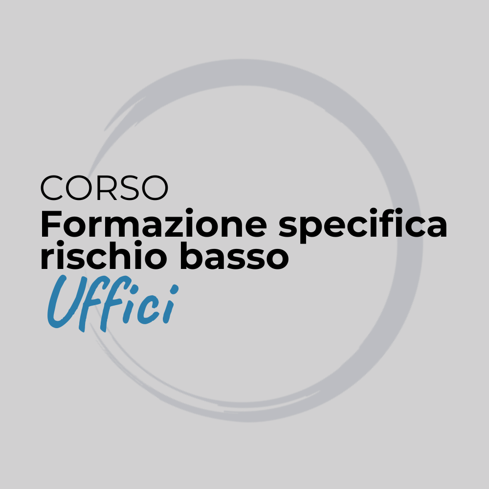 Corso videoterminalisti online Formazione specifica rischio basso