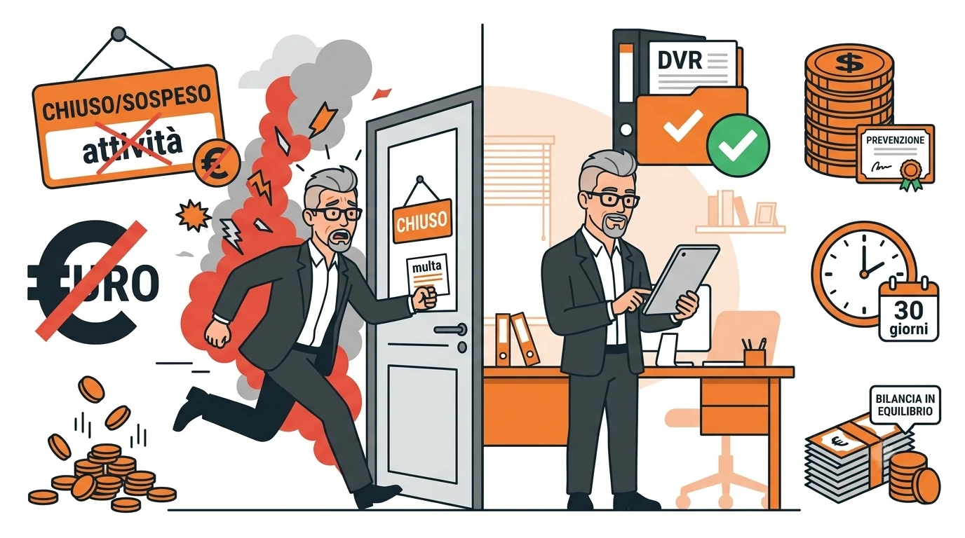 Featured image for “Valutazione dei rischi: cosa è costato non averla fatta (e quanto costerebbe farla oggi)”